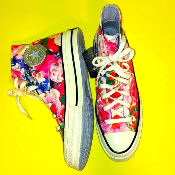 Converse Chuck 70 Heart of city floral print women's size 7. - Picture 3 of 9